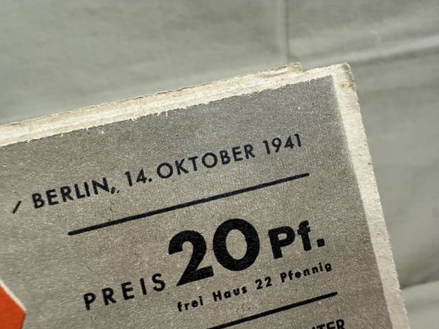 Original WWII German Luftwaffe Magazine Der Adler, October 1941 — image 2