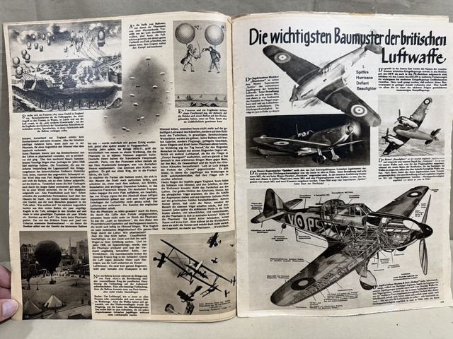 Original WWII German Luftwaffe Magazine Der Adler, October 1941 — image 6