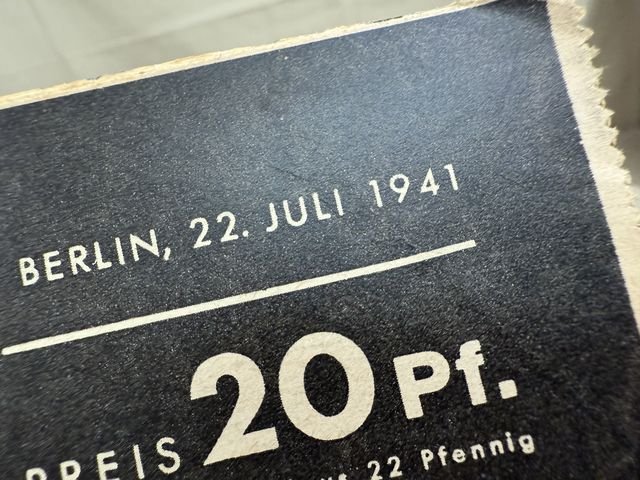 Original WWII German Luftwaffe Magazine Der Adler, July 1941 — image 2