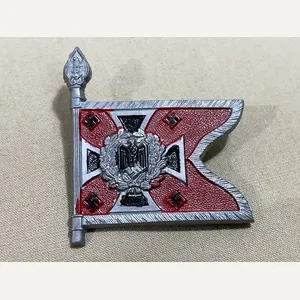 Original WWII German Flag Tinnie, ARTILLERIE