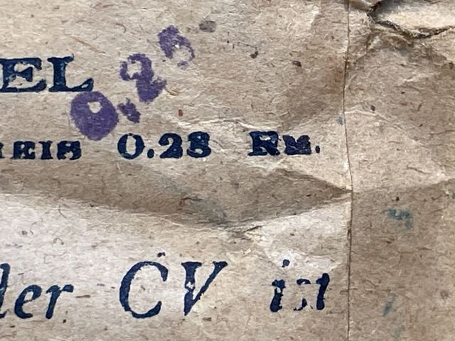 Original Nazi Era German Schweiss-Foot Powder Packet, FUSS PUDER — image 5