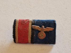 Iron Cross 2nd Class 1939 and Service Medal Bar