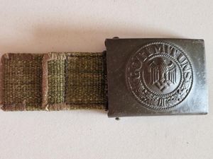 Afrikakorps Belt Buckle with Web Fob