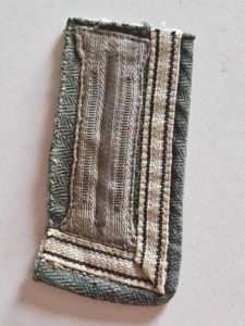 Army Collar Patch on Hbt uniform Section