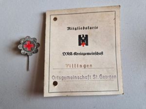 Red Cross Stick Pin and Book