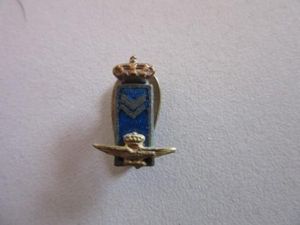 Italian Rank Lapel Badge WW2