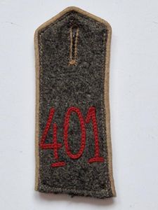 German WW1 shoulder strap 401 rgt