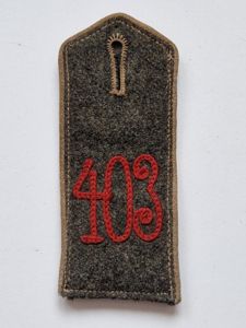 WW1 German Shoulder Strap.403 rgt