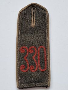 WW1 Shoulder Strap 330 Rd rgt.