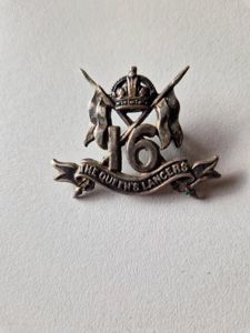 16TH Lancers Cap Badge