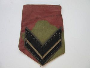Italian Rank Patch on Camo