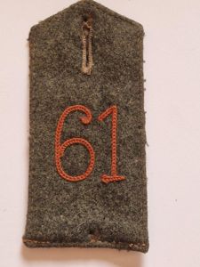 WW1 German Shoulder Strap 61st Rgt