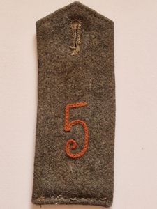 WW1 German Shoulder Strap 5th Rgt