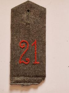 WW1 German Shoulder Strap 21st Rgt