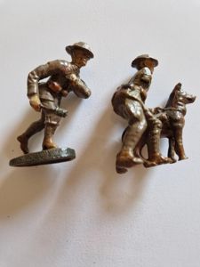 Elastolin/Lincoln German Toy Soldiers