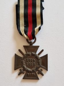 1914-18 Front Fighters Cross with Swords