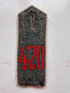 German WW1 shoulder strap 470 th
