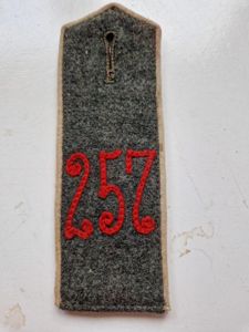 German WW1 shoulder strap 257th