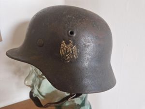 Army M40 Single Decal Combat Helmet