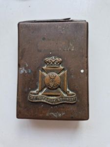 Wiltshire Regiment Ww1 Trench Art Box