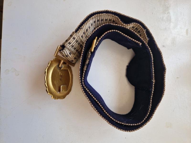 Navy Officers Dress Belt and Buckle — image 2