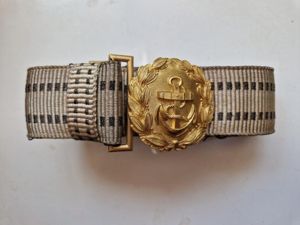 Navy Officers Dress Belt and Buckle