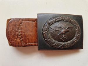 Luftwaffe Steel Buckle With 1940 Dated Fob