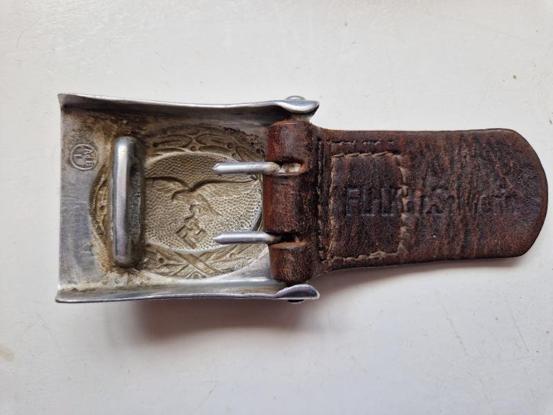 Luftwaffe Ali Buckle with Fob with Belt Flak Unit — image 3