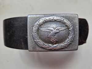 Luftwaffe Ali Buckle with Fob with Belt Flak Unit