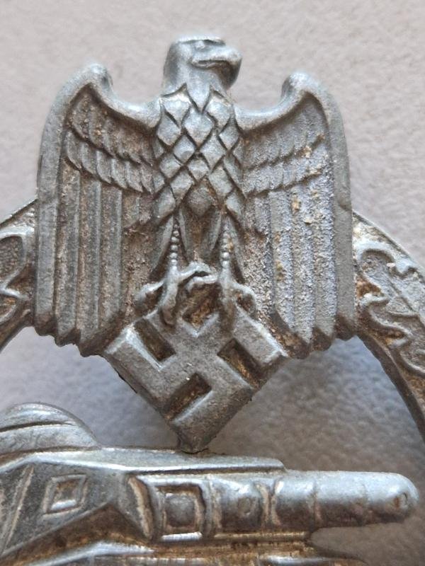 Silver Tank Badge — image 2