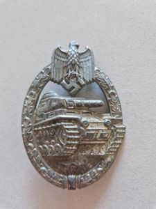 Silver Tank Badge