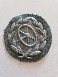 Drivers Badge in Silver