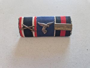 Kvk 2nd Class,4 Year Luftwaffe and Cz Medal with Bar …