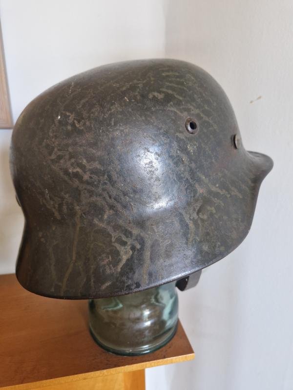 Army M35 X Double Decal Camo Combat Helmet — image 4