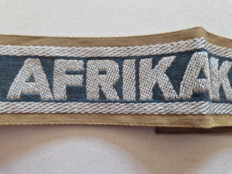 Afrikakorps Cuff Title — image 2