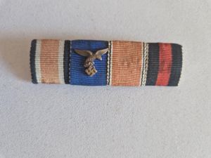 Iron Cross 2nd Class 1939 4 Place Ribbon Bar
