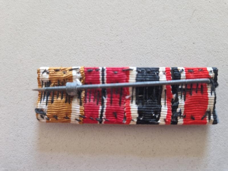 Iron Cross 2nd Class 1939 4 Place Ribbon Bar — image 2