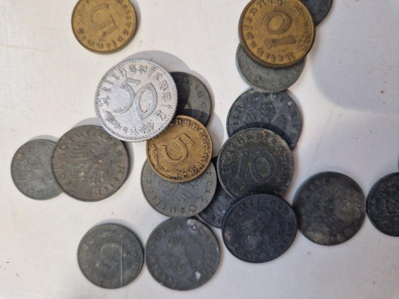 Group of German Ww2 Coins — image 2