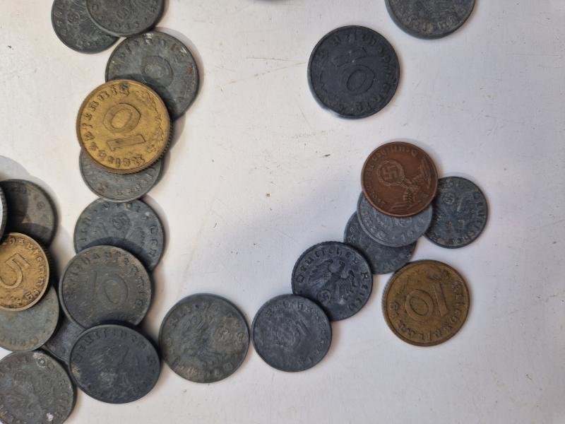 Group of German Ww2 Coins — image 4