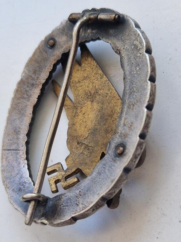 German Luftwaffe Paratrooper Badge Early — image 5