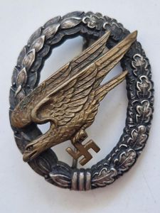 German Luftwaffe Paratrooper Badge Early