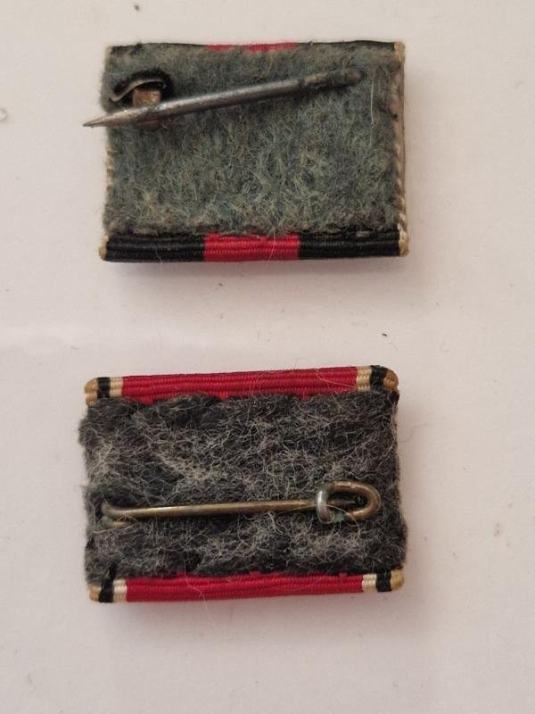 1st October Medal 1938 and 13th March ribbon Bars — image 2