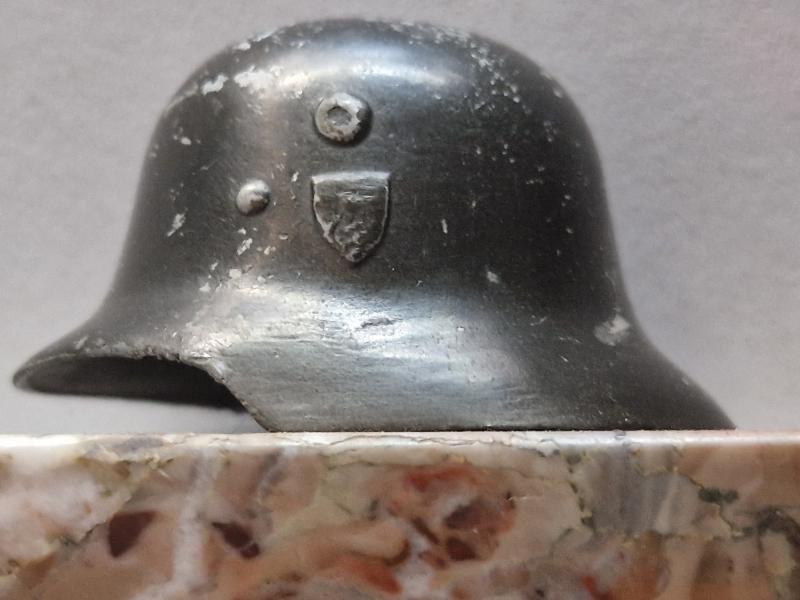 German Helmet Desk Ornament ww2 — image 5