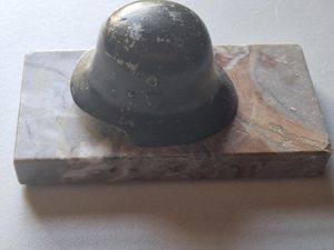 German Helmet Desk Ornament ww2