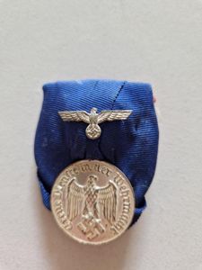 4 Year Army Service Medal Court Mounted