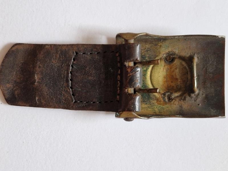 Prussian Army Buckle With Fob.Battle Damaged — image 4