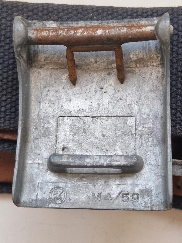 HJ Buckle on Blue Web Belt — image 4