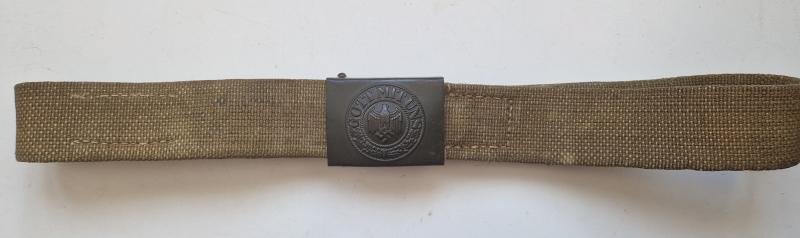 Afrikakorps Belt and Buckle with Web Fob — image 3