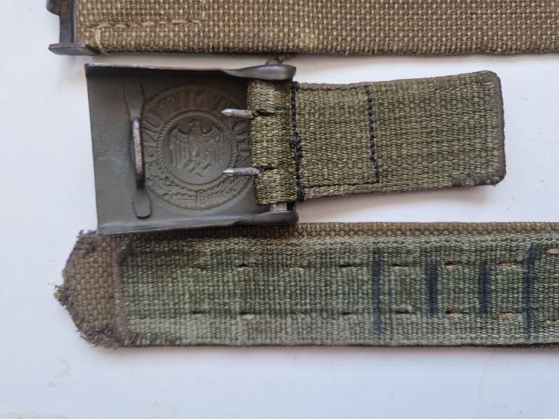 Afrikakorps Belt and Buckle with Web Fob — image 5