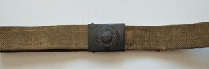 Afrikakorps Belt and Buckle with Web Fob